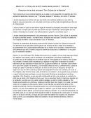 Resumen de la obra de teatro “Don Quijote de la Mancha”