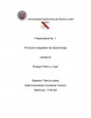 Preparatoria No. 1 Producto Integrador de Aprendizaje Literatura