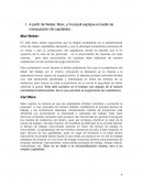 Webel, Marx, y Foucault explique el medio de manipulación del capitalista.