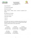 Cocina Internacional Directrices de Evaluación.