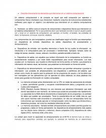 Los elementos que intervienen en un sistema computacional. Página 1