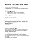 UNIDAD I ASPECTOS GENERALES DE LA COMUNICACIÓN