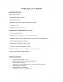 MPACTOS DE TURISMO ECONÓMICOS POSITIVOS