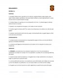 Modelo de regalmento de equipo de futbol