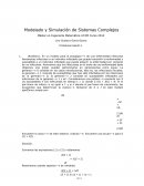 Modelado y Simulación de Sistemas Complejos