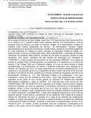 OFICIO DE OBSERVACIONES