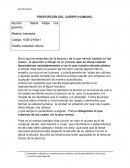 Proporcion cuerpo humano