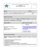 Plan de Higiene y manipulación de alimentos