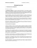 Presentación de la asignatura