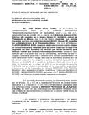Administrador único de la empresa denominada “Procesos Constructivos en Ingeniería Civil, S.A. de C.V."