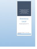 Usos de los anestésicos locales