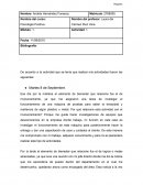 De acuerdo a la actividad que se tenía que realizar mis actividades fueron las siguientes: