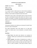 Informe de los factores fundamentales de la Administración Financiera