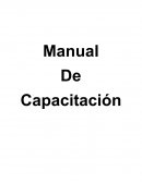 Manual De Capacitación Objetivos de la capacitación