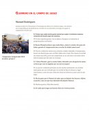 Guerrero en el campo de juego