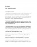 La persona Notas que definen la persona