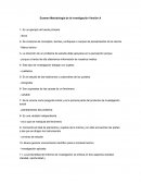 Examen Metodología de la investigación