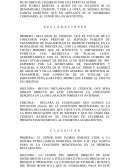 CONTRATO DE CESION DE DERECHOS DE TAXIS