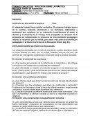 TRABAJO EVALUATIVO REFLEXION SOBRE LA PRÁCTICA