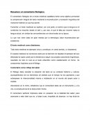 Resumen: el comentario filológico