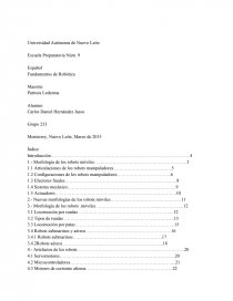 Español Fundamentos de Robótica. Página 1