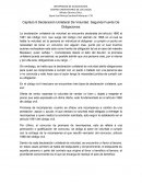 Declaración Unilateral De Voluntad. Segunda Fuente De Obligaciones.