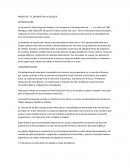 PROYECTO: “EL DEPORTE EN LA ESCUELA”