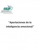Cuales son las grandes Aportaciones de la inteligencia emocional