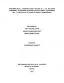 LA GRAN PROPUESTA PARA LA IDENTIFICACIÓN Y ANÁLISIS DE LA UTILIZACIÓN DE CENIZAS VOLANTES PARA LA ESTABILIZACIÓN DE BASES GRANULARES PARA PAVIMENTOS DE LA CIUDAD DE IBAGUE TOLIMA AÑO 2015