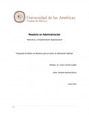 Estructura y comportamiento organizacional