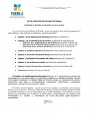 La gran Aplicación de Ley de Archivo del Estado de Puebla