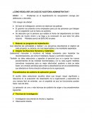 ¿CÓMO RESOLVER UN CASO DE AUDITORIA ADMINISTRATIVA?