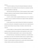 Los archivos de auditoría interna