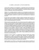EL DINERO, LA INFLACIÓN Y LA POLÍTICA MONETARIA