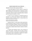 IMPUESTO SOBRE ESPECTÁCULOS PÚBLICOS