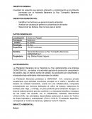 Trabajo de impacto ambiental.