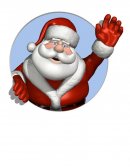 Santa y el espirirtu navideño