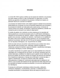 La norma ISO 10012 ayuda a verificar que los equipos de medición y los procesos que estos realizan se lleven a cabo correctamente. Página 1