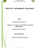 Proyecto de aprendizaje audiovisual en el ámbito educativo