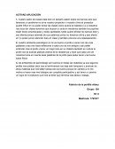 Como se da la Actividad de aplicacion de orientacion etapa 2