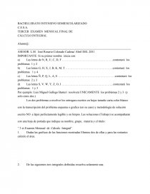Los dos problemas a resolver los entregara escritos en hojas tamaño. Página 1