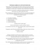 PROGRAMA ASAMBLEA DE LA REVOLUCION MEXICANA