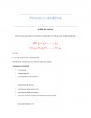 Análisis de varianza.