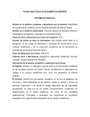FICHAS ANALÍTICAS DE DOCUMENTOS DIVERSOS