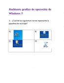 Ambiente grafico de operación de Windows 7
