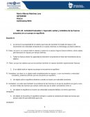 Expresión verbal y simbólica de las fuerzas actuantes en un cuerpo en equilibrio