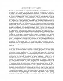 Administración por valores CONCLUSIONES. Página 1