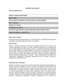 Informe Psicologico, caso de afonía