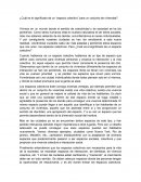 ¿Cuál es el significado de un “espacio colectivo” para un conjunto de viviendas?