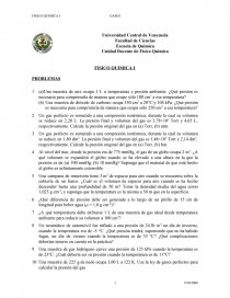 FISICO QUIMICA I PROBLEMAS. Página 1